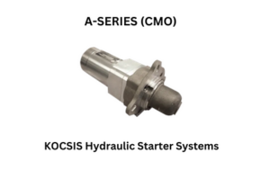  Kocsis A-Series hydraulic starter systems displayed, emphasizing their innovative technology and reliability in starting applications